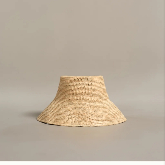 Crochet Raffia Sun Hat - Picture 3 of 4